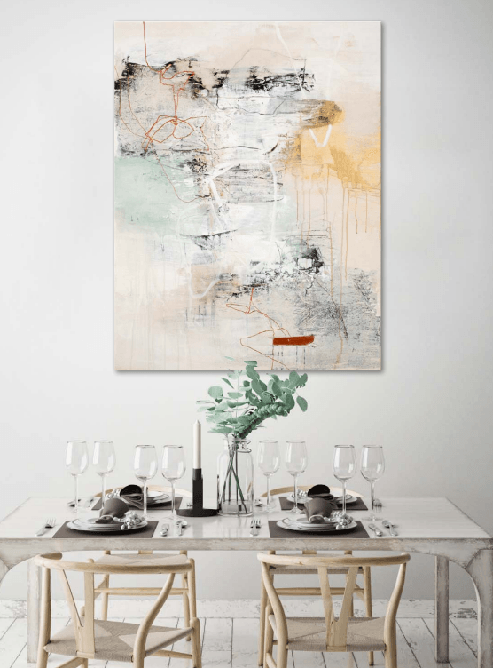 Cross Line Painting - Euro Living Furniture